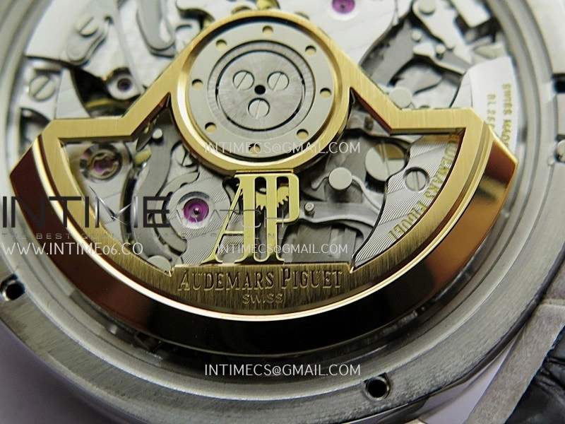 Code 11.59 Chrono 26393 SS APSF 1:1 Best Edition Silver Dial On Gray Leather Strap Super Clone SA4401